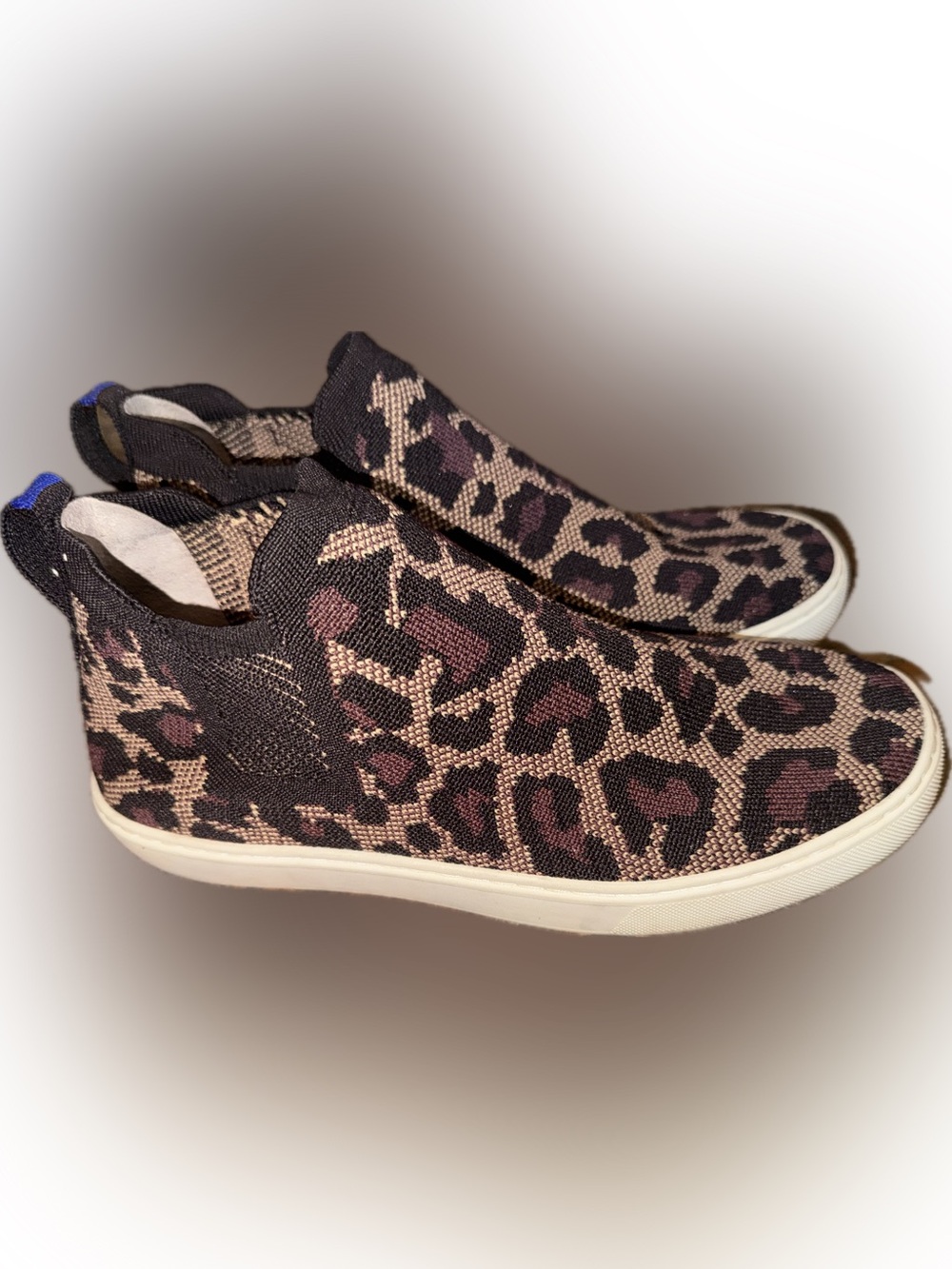 Rothy’s Leopard Print Slip-On Sneakers